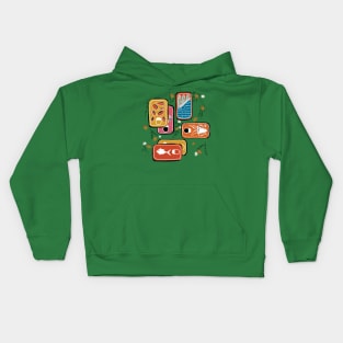 Vintage canned Goods Kids Hoodie